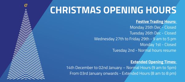 Xmas 2023 Opening Hours