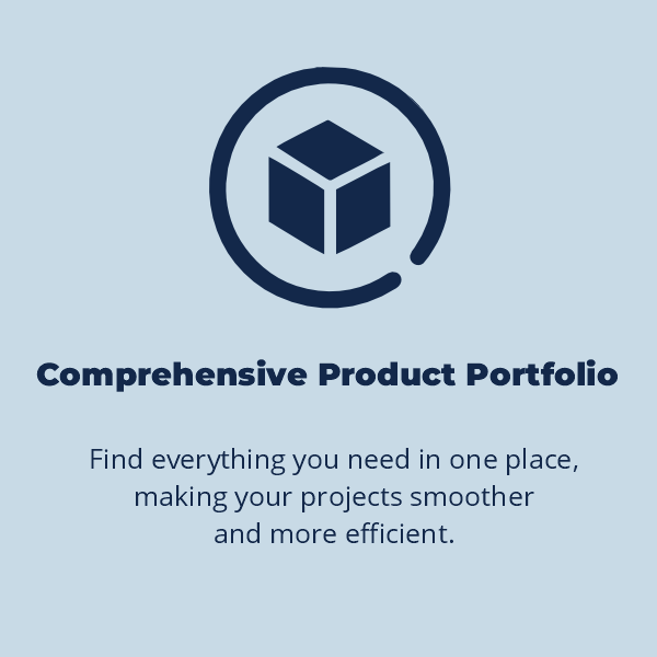 Comprehensive Product Portfolio
