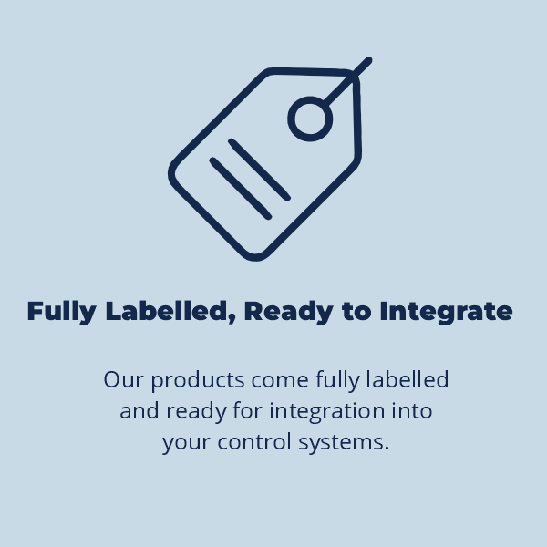 Fully Labelled, Ready to integrate